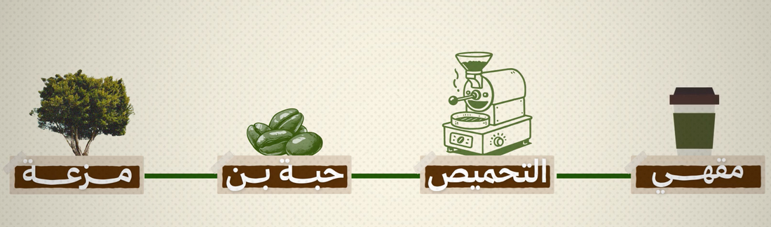 رحلة البن – من الشجرة إلى المقهى